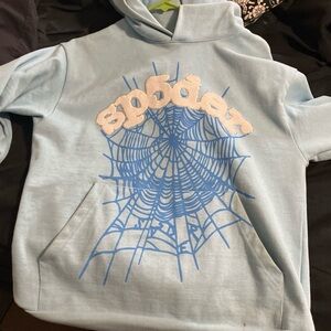 Blue Sp5der hoodie